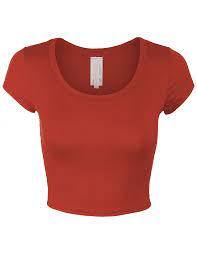 Cuello redondo, cuello redondo, ajuste Delgado, ajustado, sólido, camiseta para bebé, Y2K, manga de murciélago, - Product Image 5