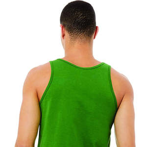 Precio barato Venta caliente Diseño personalizado Secado rápido Transpirable Hombres Fitness Wear Gym Workout Tank Top - Product Image 5
