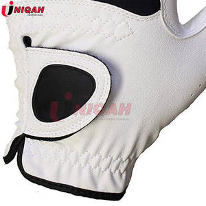 Gants de golf en cuir de mouton Cabretta personnalisables pour hommes, granules antidérapants respirants, style sportif personnalisé - Product Image 2