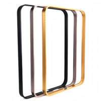 Profilés en aluminium de différentes formes de découpe pour miroirs décoratifs, tableaux et peintures – Prix usine Chine