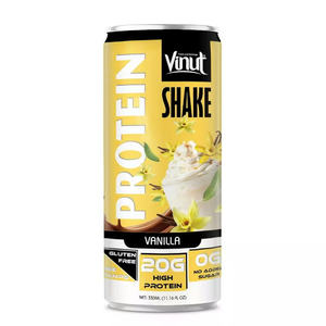 Boîte d'échantillons de boisson énergétique sans sucre, faible en gras, à base de purée de banane, protéine en poudre, 330 ml, fabrication au Vietnam, marque privée, vente chaude - Product Image 1