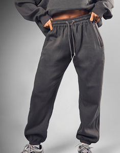 Conjunto Deportivo de Dos Piezas de Felpa Sólida con Logotipo Personalizado de Alta Calidad, Transpirable, Holgado, Chándal para Mujer, Sudadera con Capucha al por Mayor - Product Image 6