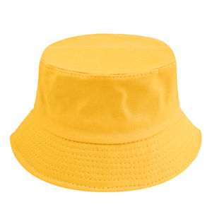 Chapeau seau uni personnalisé tissu doux en coton à large bord conception pliable léger disponible en plusieurs couleurs tenue décontracté - Product Image 5