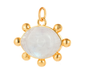 Amazonite Pendentif et breloque en forme de marquise en argent sterling 925 avec or vermeil 8x12mm pour la fabrication de bijoux - Product Image 5