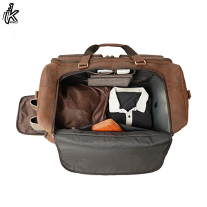 Sacs de voyage en cuir pleine fleur grande capacité pour hommes, idéaux pour les week-ends et les déplacements – Nouveauté très prisée - Product Image 2