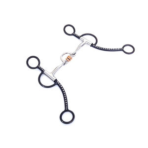 Équipement en acier inoxydable de meilleure qualité bouche de cheval en gros Offre Spéciale à pointillés en argent occidental produits d'équitation mèches à pointillés - Product Image 3