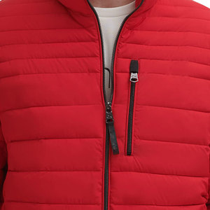 Vestes matelassées pour hommes à manches longues et col montant en polyester de laine de style personnalisé pour la saison d'hiver, au prix de gros - Product Image 4