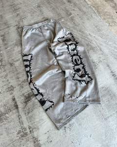 Stylish Greek Sorority Inspired Grey Sweatshirt & Joggers Set Comfortable Casual <b>Hooded</b> <b>Zip</b>-Up & Pants for Everyday Wear - Product Image 3