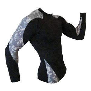 ชุดป้องกันผดผื่นย้อมสีสำหรับผู้ชายพิมพ์ลายแขนยาว BJJ MMA - Product Image 5