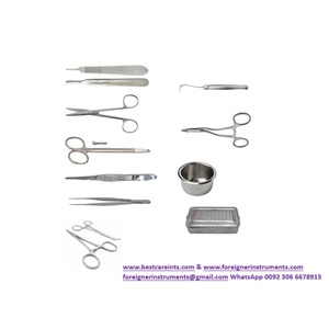 Ensemble d'instruments chirurgicaux en acier inoxydable pour salle d'opération pour adultes, approuvé CE ISO, outils chirurgicaux réutilisables - Product Image 6