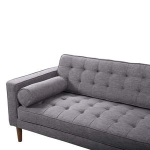 L-shaped Home Furniture <b>Sofa</b> Set with Extendable Tufted Fabric Upholstery and Wooden Legs SFL68022 260x82cm - Product Image 3