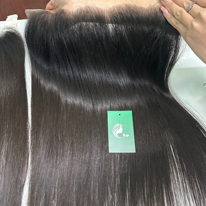 Cheveux à fermeture frontale alignée avec cuticules vierges vietnamiennes 4x4 2x6 5x5 13x4 13x6 6x6 7x7 360 Swiss Lace Closure and Frontal - Product Image 1