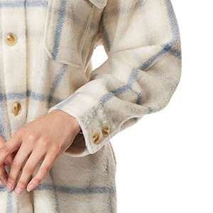 Lana personalizada transpirable mujeres Shackets calidad superior estilo decente OEM/ODM venta al por mayor pedido a granel disponible todos los tamaños y colores - Product Image 5