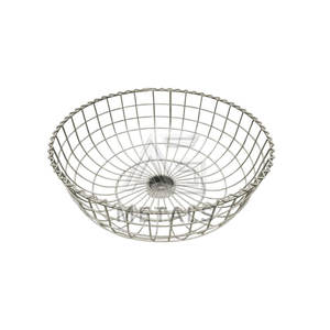 Panier à fruits en métal avec poignée, rangement écologique pour le partage familial, cadeaux - Dimensions : hauteur 12,065 cm, largeur 28,575 cm, poids 0,400 - Product Image 6