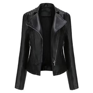 Chaqueta de Cuero Genuino para Mujer, Diseño y Color Personalizables, Chaquetas de Cuero para Mujer Adulta 2026, Nueva Llegada - Product Image 1