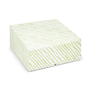Boîte d'emballage personnalisée avec laminage brillant UV, 29x29x10 cm, boîte carrée, Mod JEFF, boîte personnalisée pour vêtements - Product Image 3