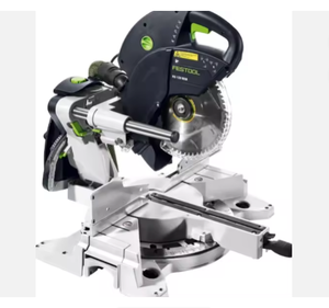 Sierra Ingletadora Deslizante de Doble Compuesto KS 120 de la Mejor Calidad, T-LOC + Extractor de Polvo CT 48, Sierras Eléctricas Industriales para Metal y Madera - Product Image 2