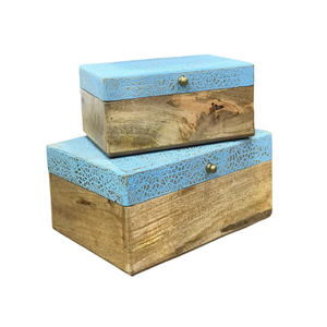 Boîte à bijoux en bois de conception la plus récente boîte de rangement de bijoux de taille personnalisée de qualité exclusive pour le fournisseur en gros - Product Image 3