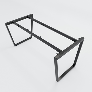Trapez Concept 1600x800mm Steel <b>Table</b> Legs Assembly Required Connectors & Shelf Supports-HCTC007 - Product Image 1