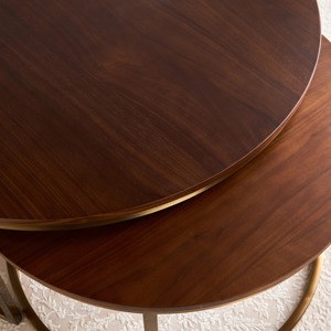 โต๊ะทรงกระบอกสีทองทรงกลมที่สร้างขึ้นสำหรับห้องนั่งเล่นห้องนอนและมุมตกแต่งที่น่าดึงดูดเหนือกาลเวลา - Product Image 3