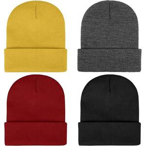 Streetwear Fashion Custom Design Unisex Winter Warm Waterproof 100% <b>Wool</b> Knitted <b>Beanie</b> <b>Hat</b> with 3D Embroidery OEM Service - Product Image 1