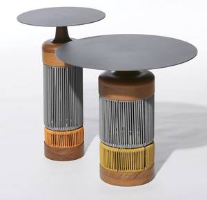 Modern Home Furniture Metal Side <b>Tables</b> Glass Top Powder Coated Finish Custom Size Available for Living Room Home Office Decor - Product Image 5