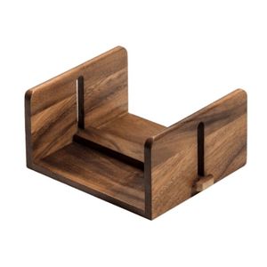 Porte-serviettes en bois naturel au design varié pour vaisselle, restaurant et cuisine, vente en gros artisanale du Vietnam - Product Image 3