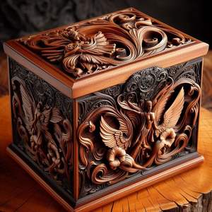 Desgin กล่องของขวัญงานฝีมือไม้และกล่องเครื่องประดับสำหรับตกแต่งบ้านสำหรับตกแต่งคริสต์มาสล่าสุด - Product Image 2