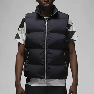 Custom OEM Designs Men's Casual Puffer Vest & Waistcoat Down Filled Streetwear 2024 Warm Quilted Multicolor Bubble Jacket Vest