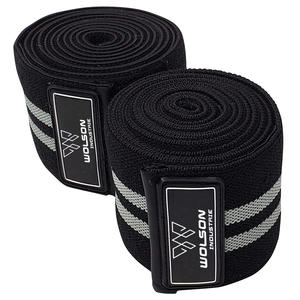 Conception personnalisée de haute qualité Genouillères Bandage de compression à haute élasticité Haltérophilie Nouvelle arrivée Équipement d'entraînement Fitness Sécurité - Product Image 3