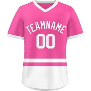 Camisetas de béisbol de rendimiento, fabricante personalizado, camisetas sublimadas de malla con cuello en V y tela de secado rápido - Product Image 5