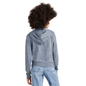 <b>Womens</b> Half-Zip Fleece <b>Navy</b> <b>Hoodie</b> Warm and Casual <b>Hoodie</b> for Lounging, Running, and Outdoor Workouts in Cooler Weather - Product Image 3