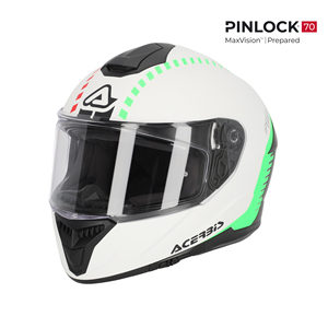 Casco Integrale Acerbis Krapon 22-06 in Fibra di Carbonio con Doppia Visiera, Guscio in PC e ABS, Design Apribile, Taglia XL - Product Image 1