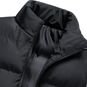 OEM impresión personalizada del logotipo de la empresa de ropa de trabajo de nylon para hombre acolchado abajo chaleco acolchado al por mayor - Product Image 3