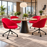 Chaise de réception moderne pour bureau, chaise longue rembourrée pour salle de réunion, salle d'attente