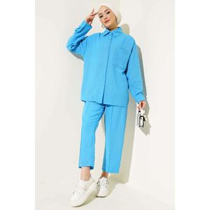 Single Pocket Pullover Conjunto 2 Piezas Azul - Product Image 1