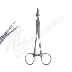 Stieglitz pince manuelle droite pince dentaire cône d'argent enlevant la pince de canal radiculaire en acier inoxydable pince endodontique dentaire - Product Image 1