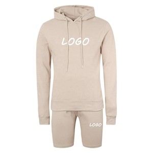 Jersey de algodón de primera calidad en blanco 100% de alta calidad, sudaderas con capucha cuadradas, ropa, chándales, ropa para hombre, conjunto de chándal holgado personalizado - Product Image 4