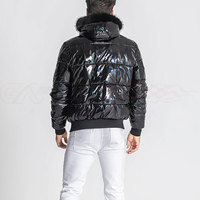 Nouvelle version hommes doudoune doudounes Standard Bomber veste tricoté mâle hiver manteaux à capuche léger grande taille régulière