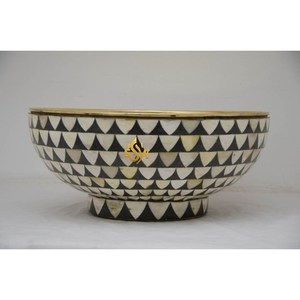 ชามเสิร์ฟอาหารทำจากทองเหลืองโลหะรูปทรงตามสั่งใหม่ล่าสุดได้รับการออกแบบ - Product Image 1