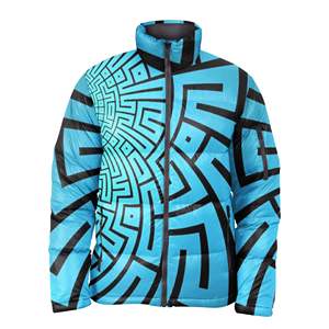 Dernier style unisexe Pace Sports ODM Veste courte matelassée effet bulle personnalisable par sublimation avec fermeture éclair Haus Industries - Product Image 3