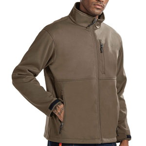 Veste bomber softshell imperméable respirante à fermeture éclair pour homme de haute qualité en gros Prix bas pour la saison hivernale - Product Image 4