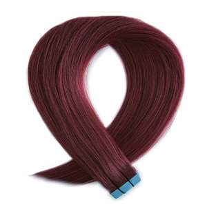 ผมต่อแบบเทป 12A เรมี่ บราซิลเลี่ยน แท้ สี 99J เบอร์กันดี ซุปเปอร์ดับเบิ้ลดรอน ขนาด 8-50 นิ้ว - Product Image 1