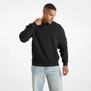 Sudaderas de cuello redondo para hombre Personalizado de peso pesado Poliéster Algodón Fleece Oversized Loose Fit Hip-Hop para invierno - Product Image 1
