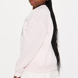 Sudaderas para niñas Material de lana de algodón suave Jersey cómodo Diseño de cuello redondo cómodo Impresión de logotipo personalizado Manga larga - Product Image 2