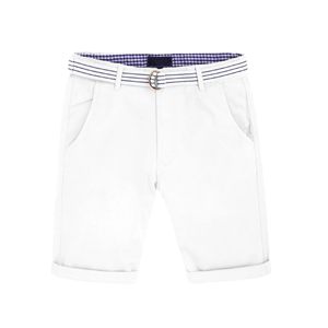 Shorts chino décontractés pour homme, couleur bleu ciel, coupe slim, design personnalisé tendance, shorts élégants pour homme, fabriqués au Bangladesh - Product Image 3