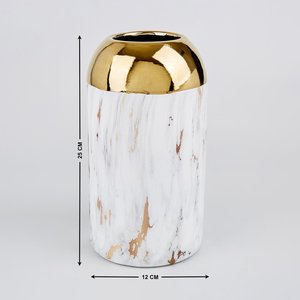 Florero de piso de Metal de calidad superior Color dorado y rosa para el hogar y la Oficina Florero floral decorativo hecho a mano - Product Image 5