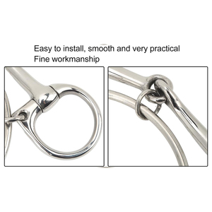 Fabricant de chevaux Mèches anti-arrière en acier inoxydable Mèches anti-élevage avec mèche d'étalon Service OEM Personnalisé - Product Image 2