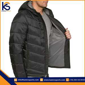 Chaquetas acolchadas de hombre de nuevo diseño de buena calidad al por mayor chaqueta acolchada de talla grande de moda hecha en Pakistán - Product Image 3