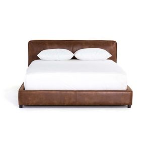 Cama Doble Extensible de Cuero Estilo Francés Moderno, Embalaje Simple y Suave, Adecuada para Apartamentos, Centros Comerciales, Escuelas y Almacenes - Product Image 3